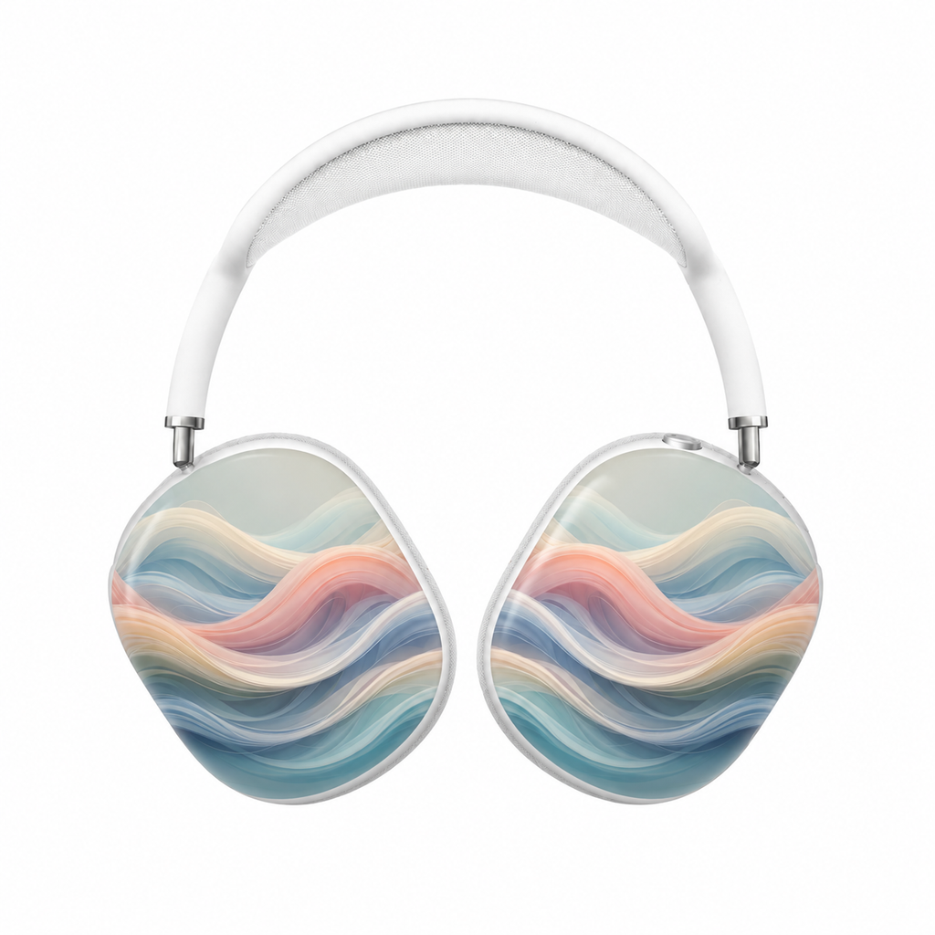 Soft Horizon Wave AirPods Max Case – Protective Snap-on Cover