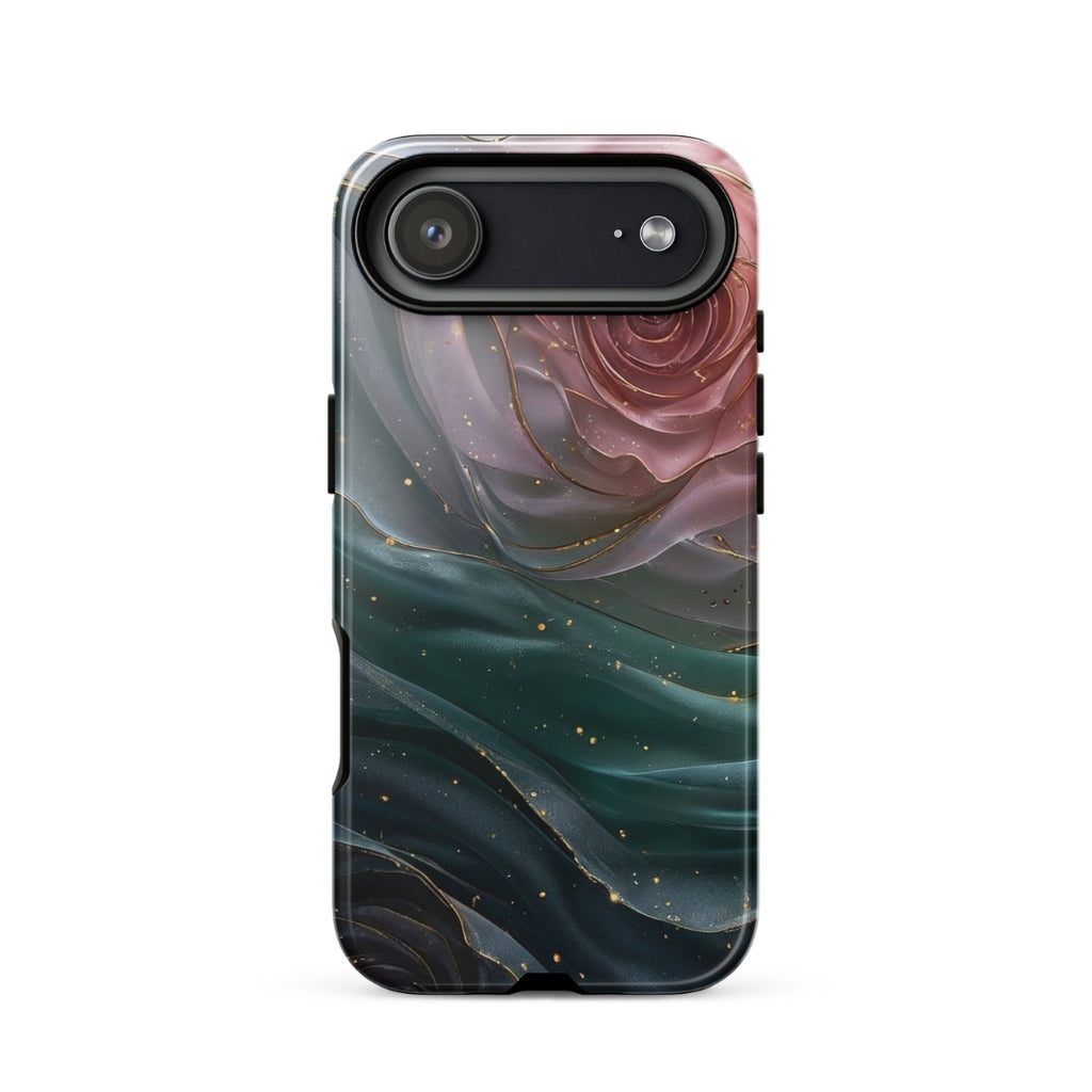 Elegant Rose Marble Tough Case for iPhone 17 Air