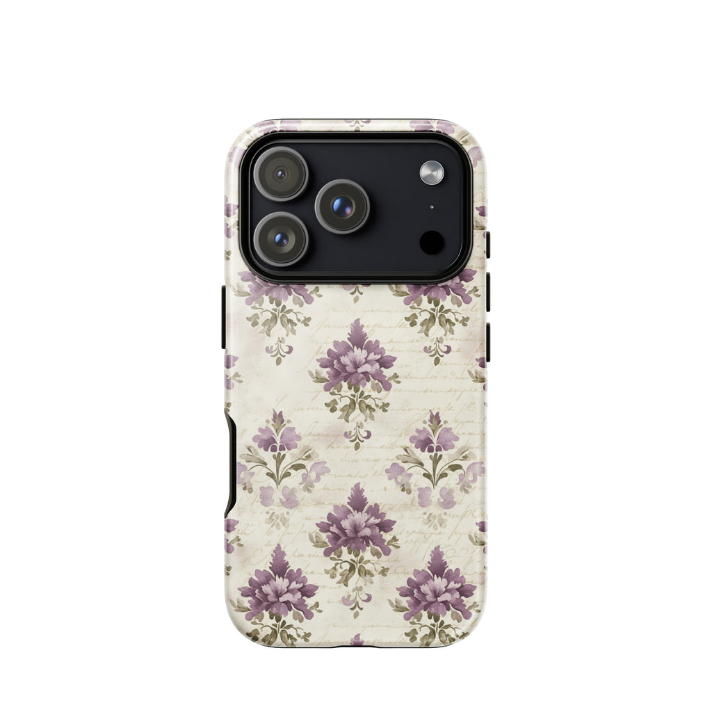 Vintage Floral Damask Tough Case for iPhone 17 Pro
