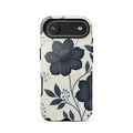 Elegant Blue Floral Tough Case for iPhone 17 Air