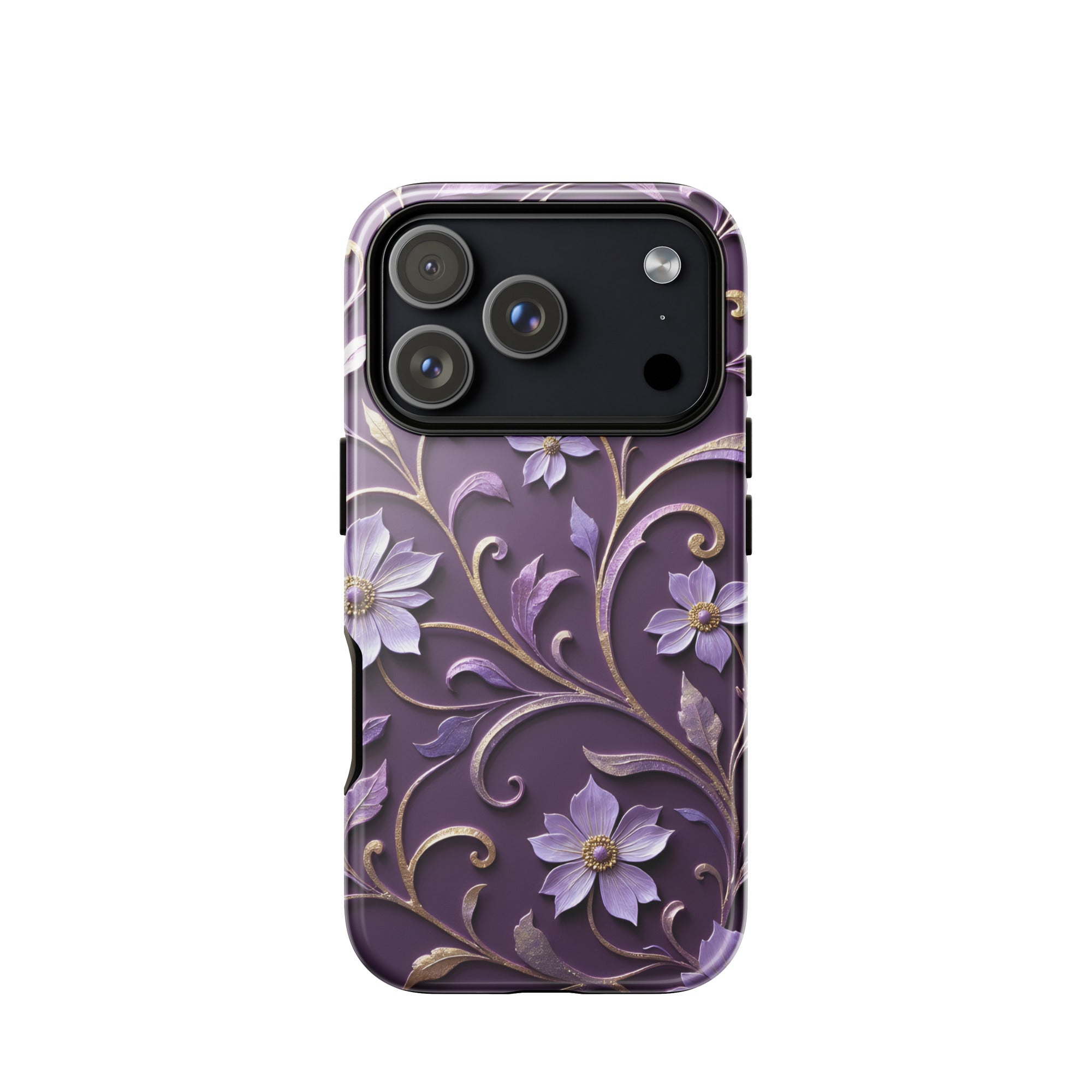 Royal Violet Filigree Tough Case for iPhone 17 Pro