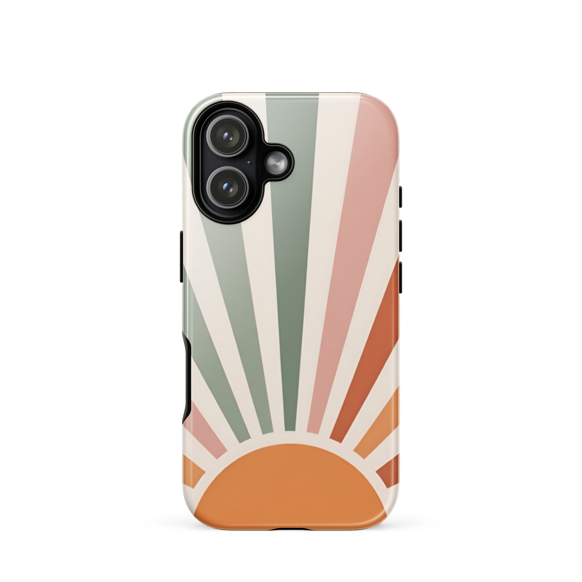 Retro Sunrise Tough Case for iPhone 17