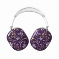 Royal Violet Filigree AirPods Max Case – Protective Polycarbonate Cover