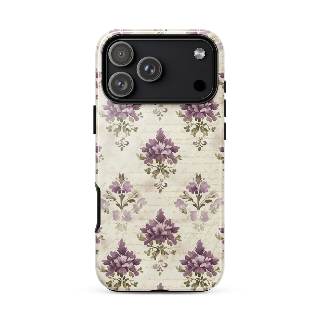 Vintage Floral Damask Tough Case for iPhone 17 Pro Max