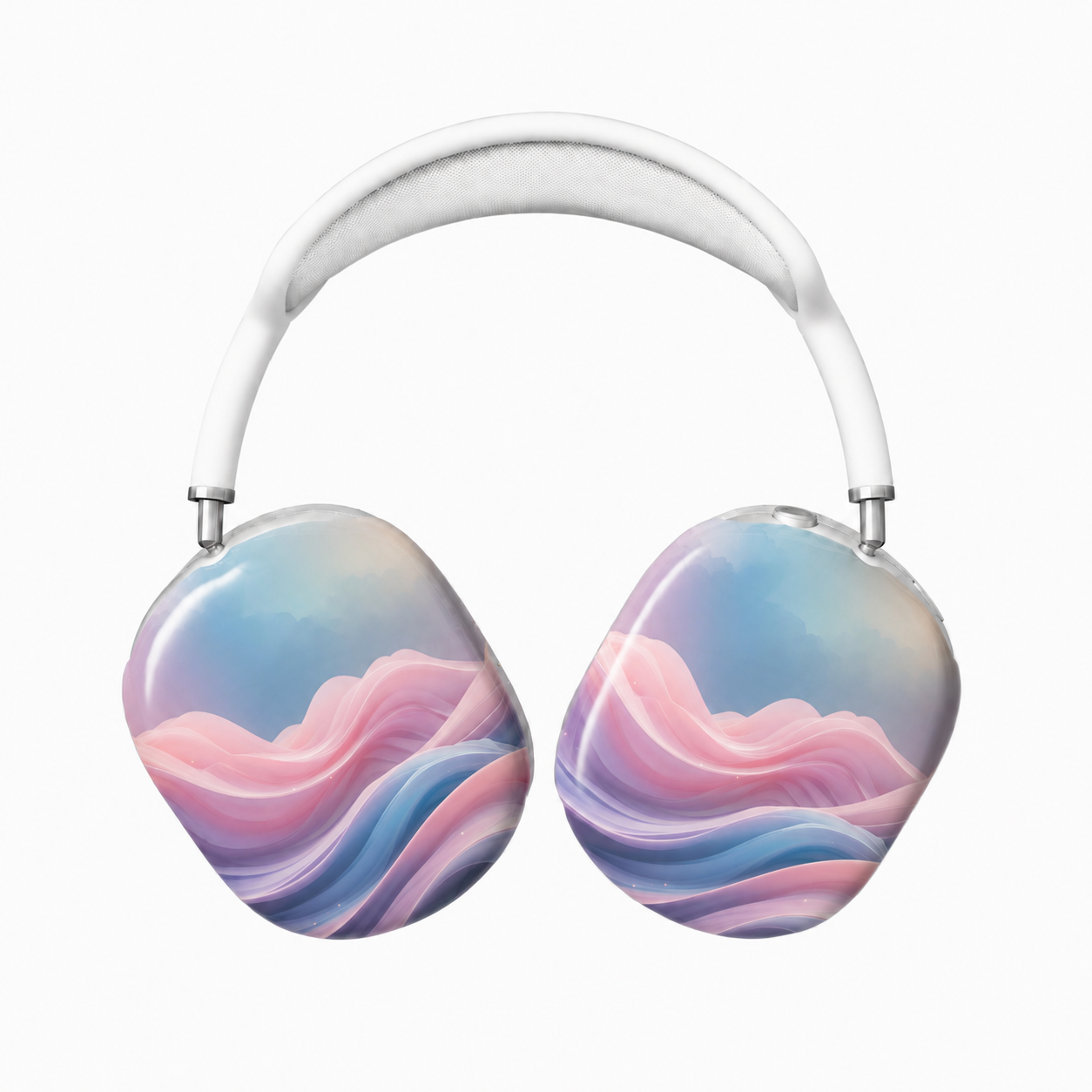 Pastel Dream Wave AirPods Max Case – Protective Snap-on Cover