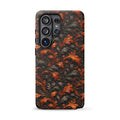 Burnt Orange Filigree Tough Case for Samsung Galaxy S26 Ultra – Dual Layer Protective Phone Case (Glossy or Matte)