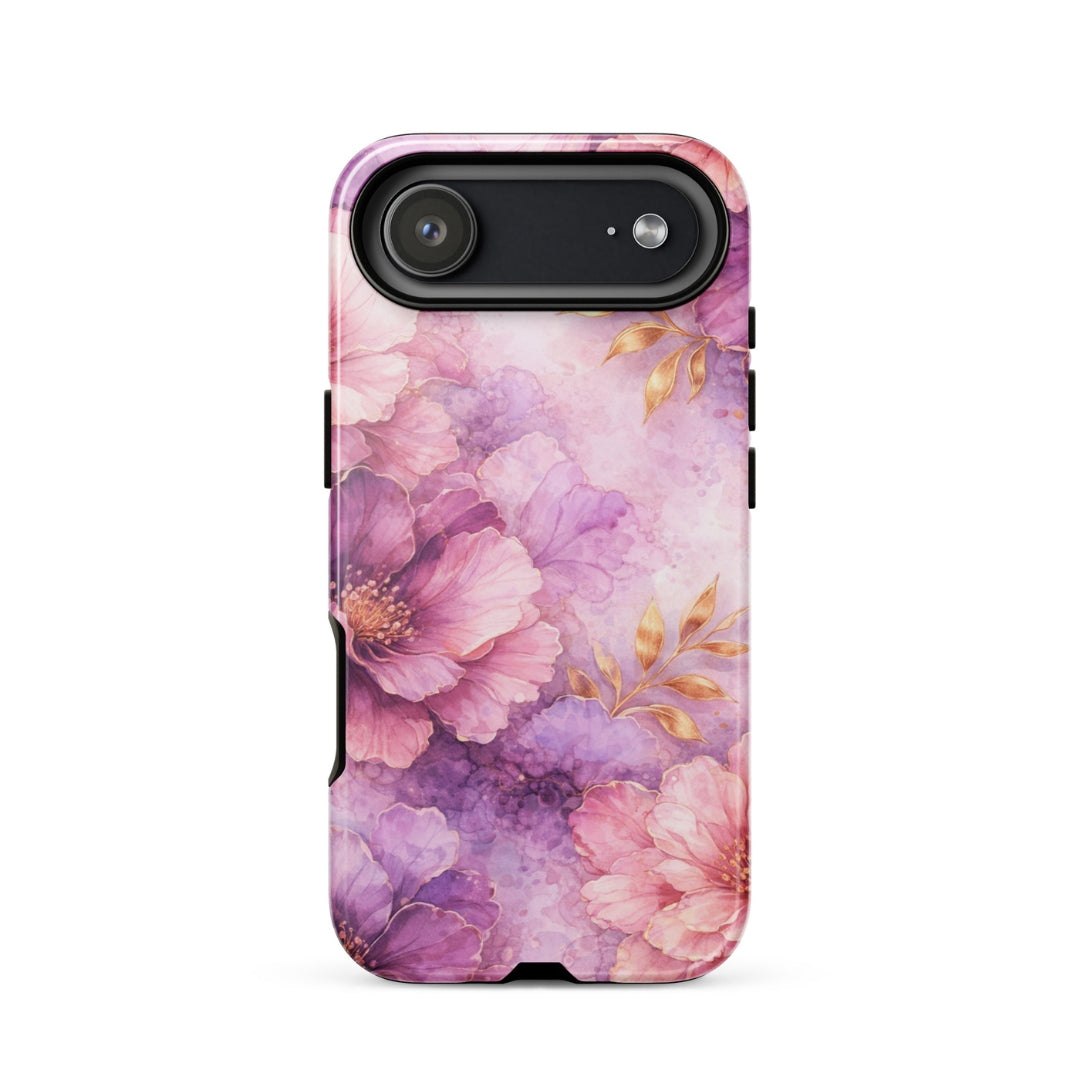 Pink Watercolor Floral Tough Case for iPhone 17 Air