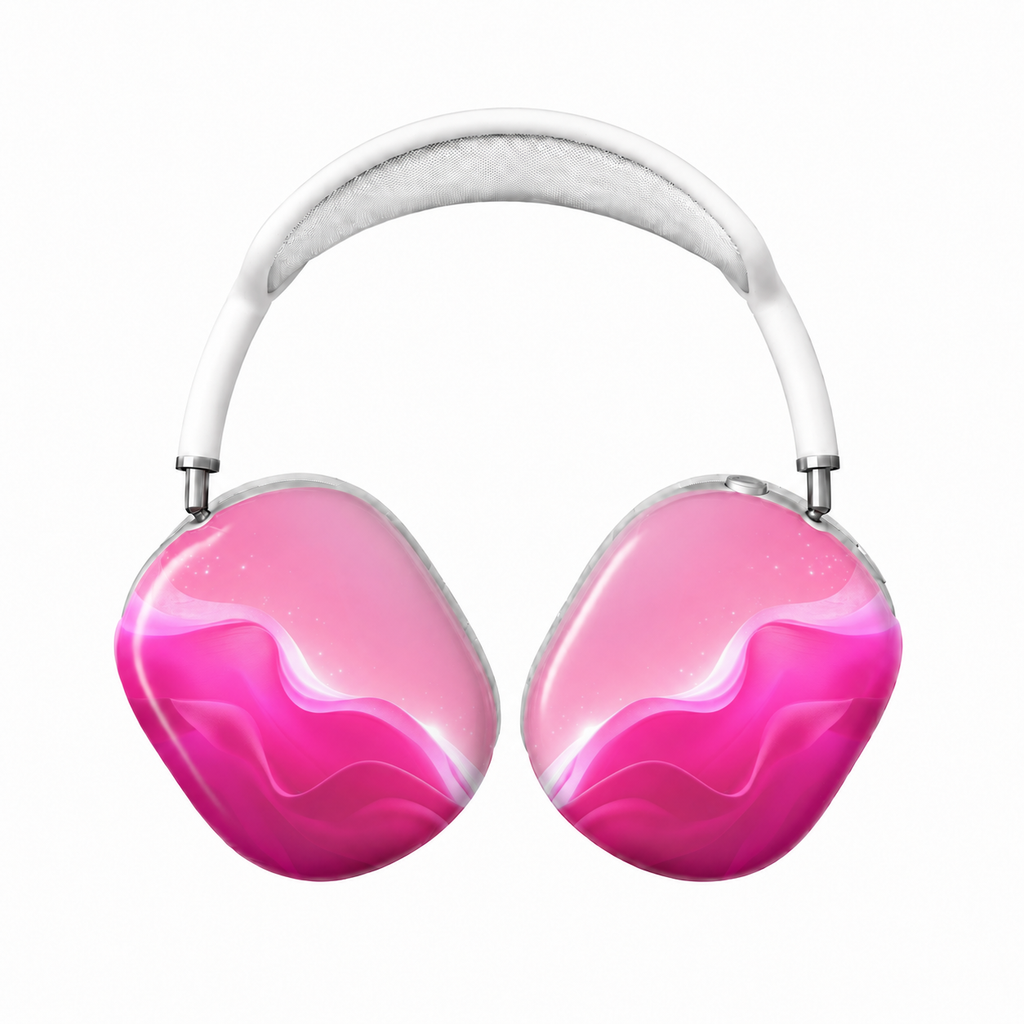 Pink Flow AirPods Max Case – Protective Snap-on Cover