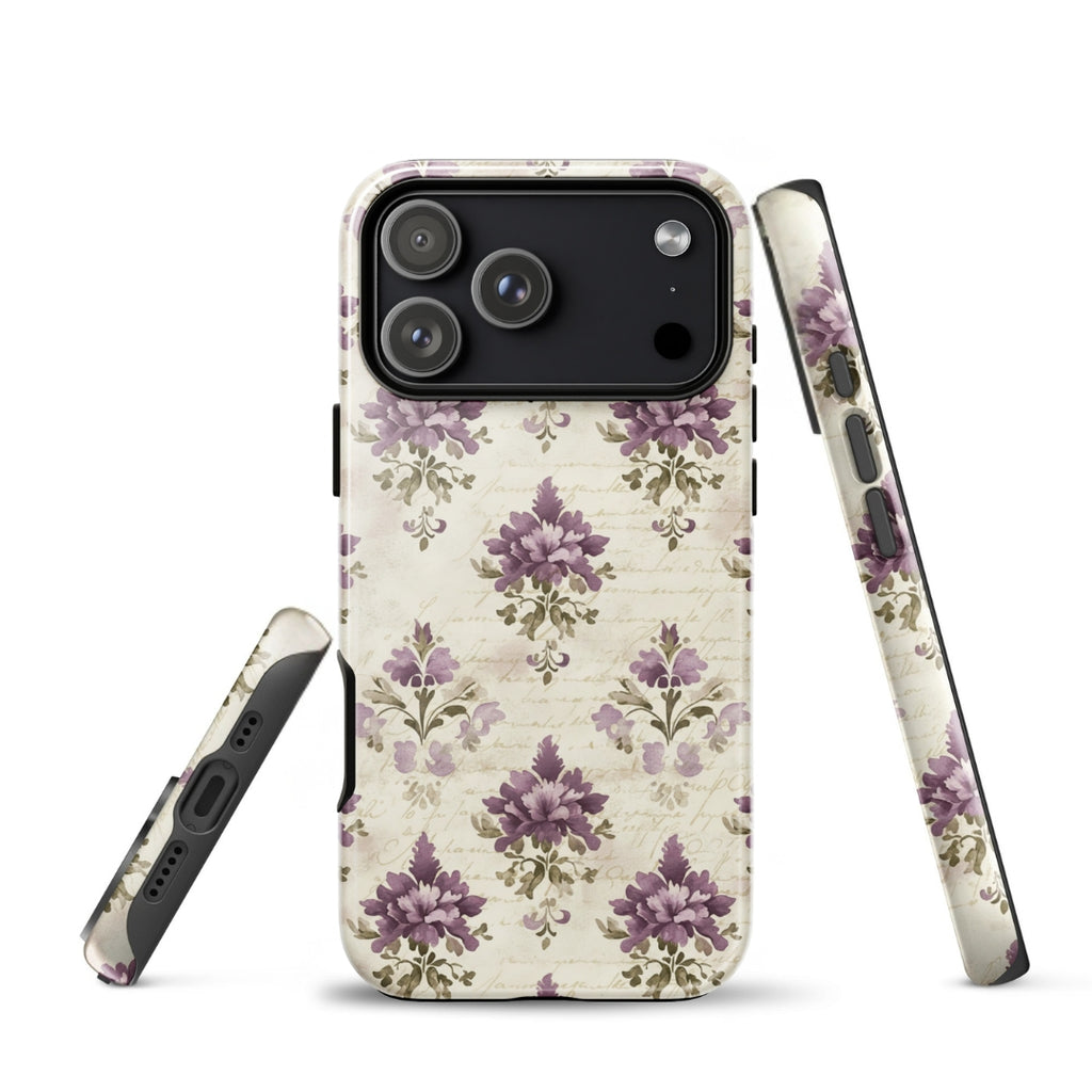 Vintage Floral Damask Tough Case for iPhone 17 Pro Max