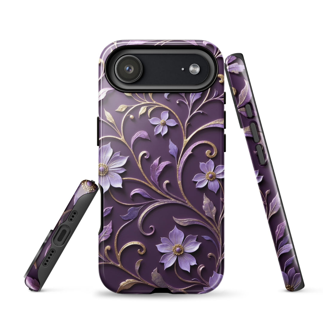 Royal Violet Filigree Tough Case for iPhone 17 Air