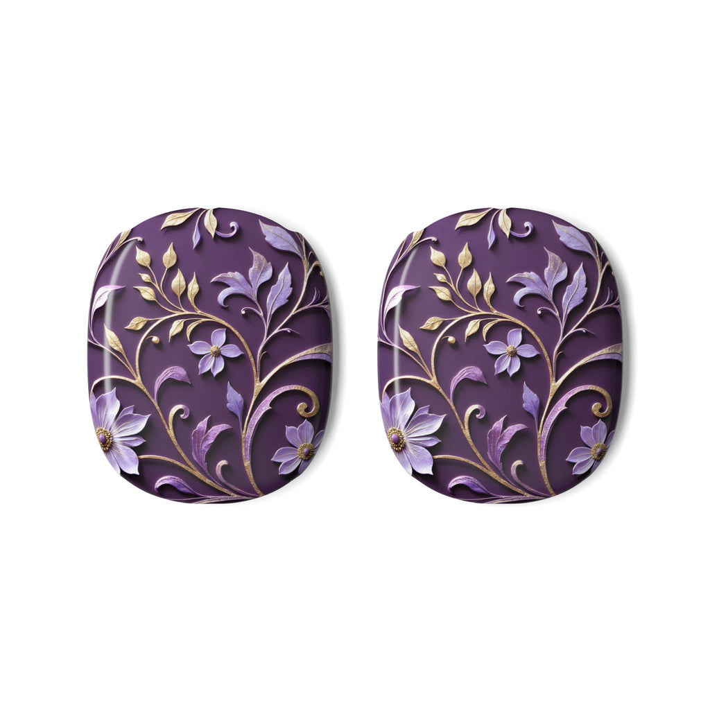 Royal Violet Filigree AirPods Max Case – Protective Polycarbonate Cover