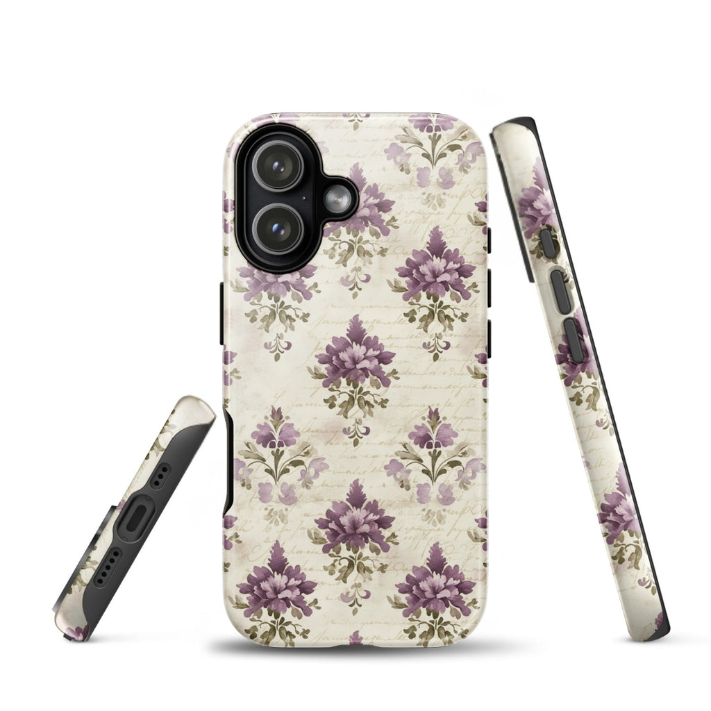 Vintage Floral Damask Tough Case for iPhone 17