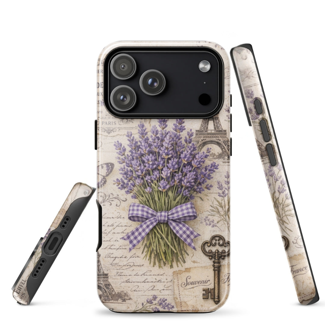 Vintage Paris Lavender Tough Case for iPhone 17 Pro Max