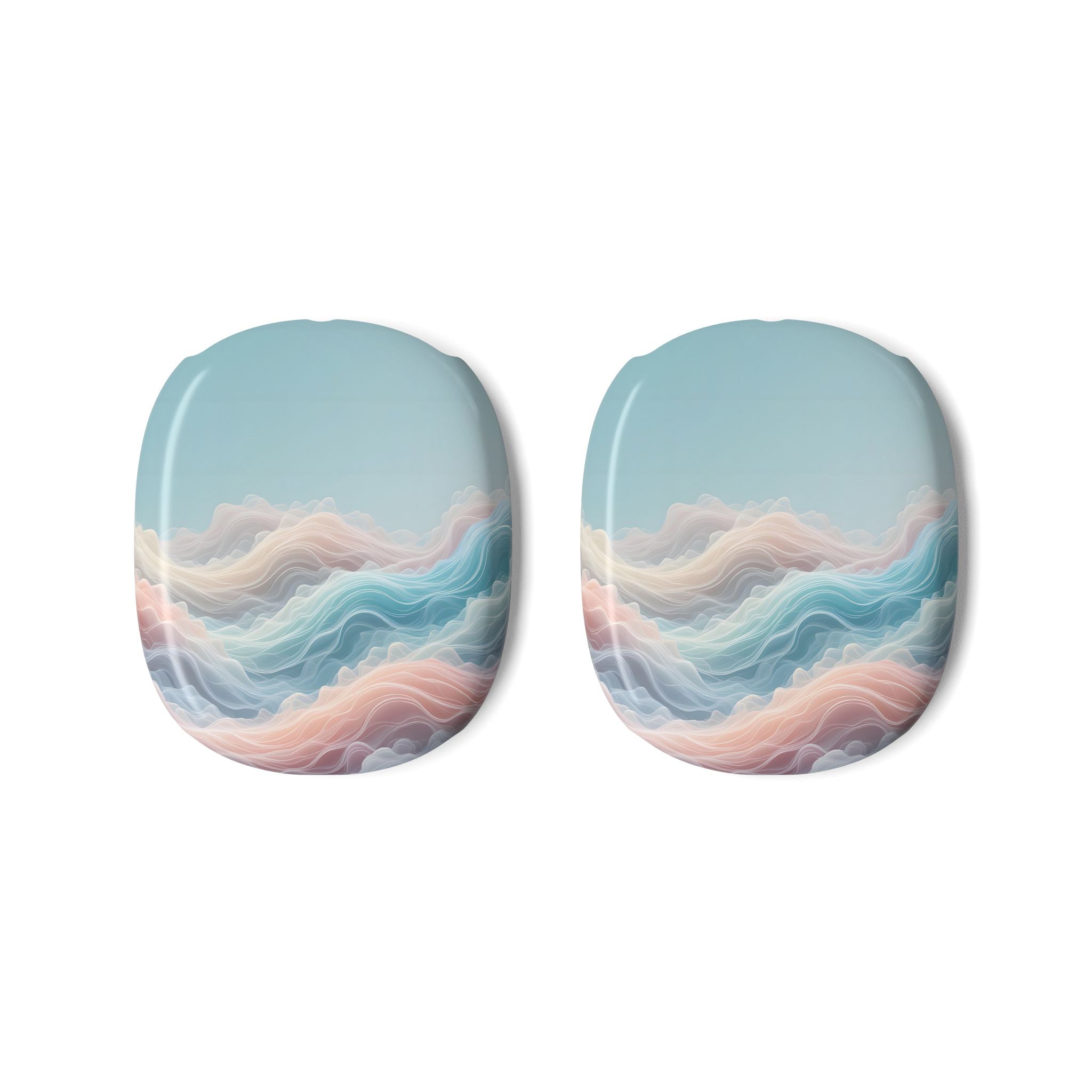 Ocean Mist Wave AirPods Max Case – Protective Snap-on Cover