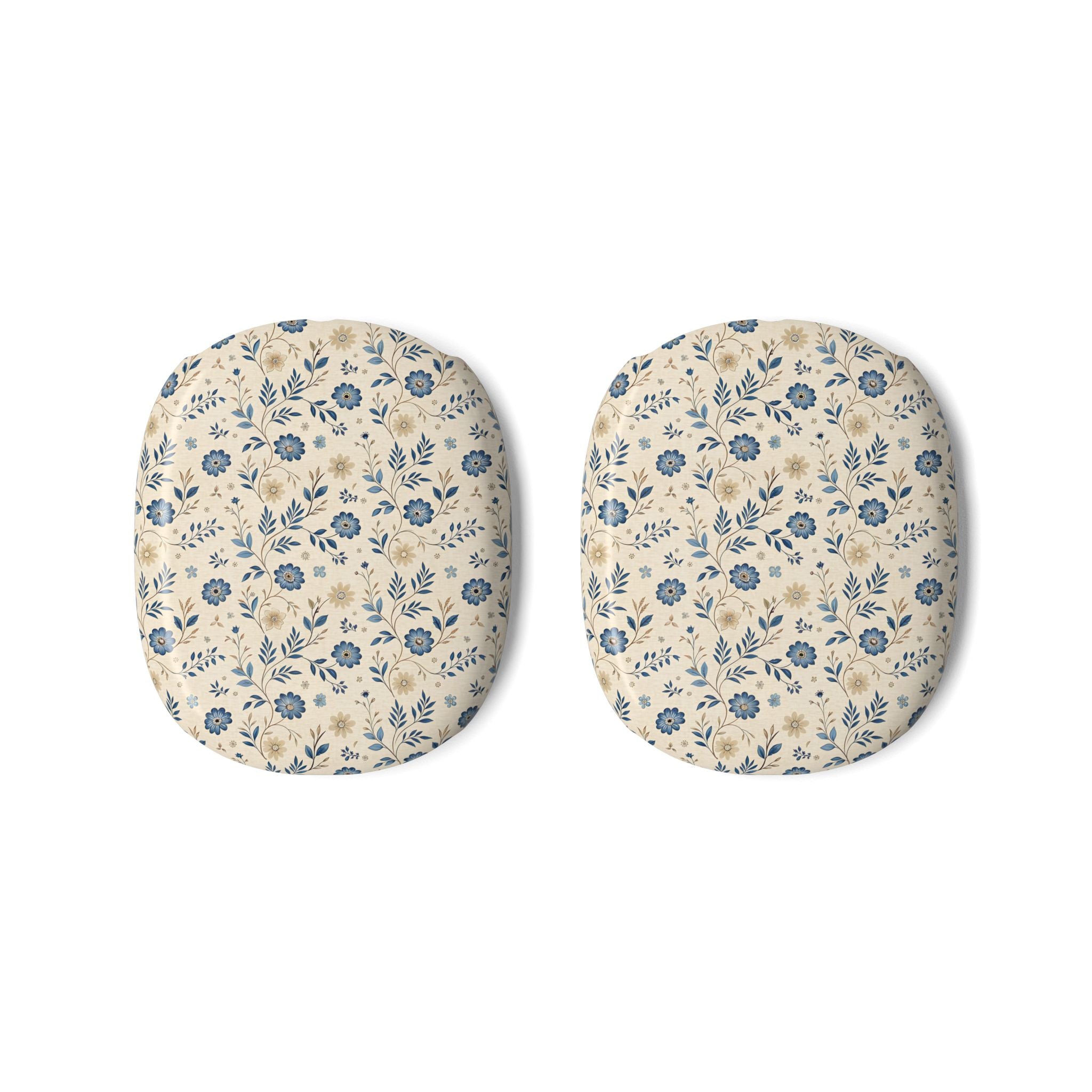 Blue Meadow Floral AirPods Max Case – Protective Snap-on Cover