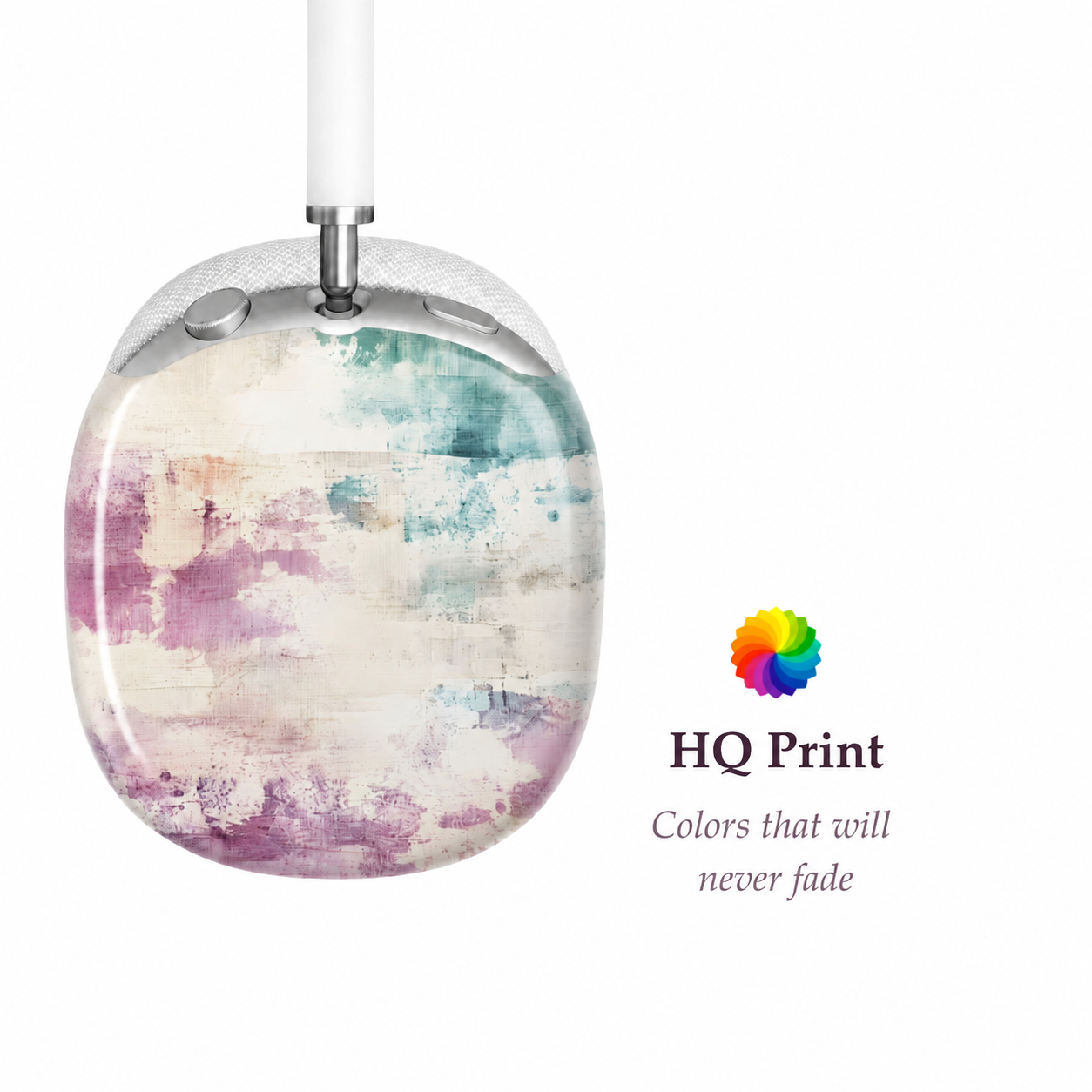 Soft Watercolor Blend AirPods Max Case – Protective Snap-on Cover