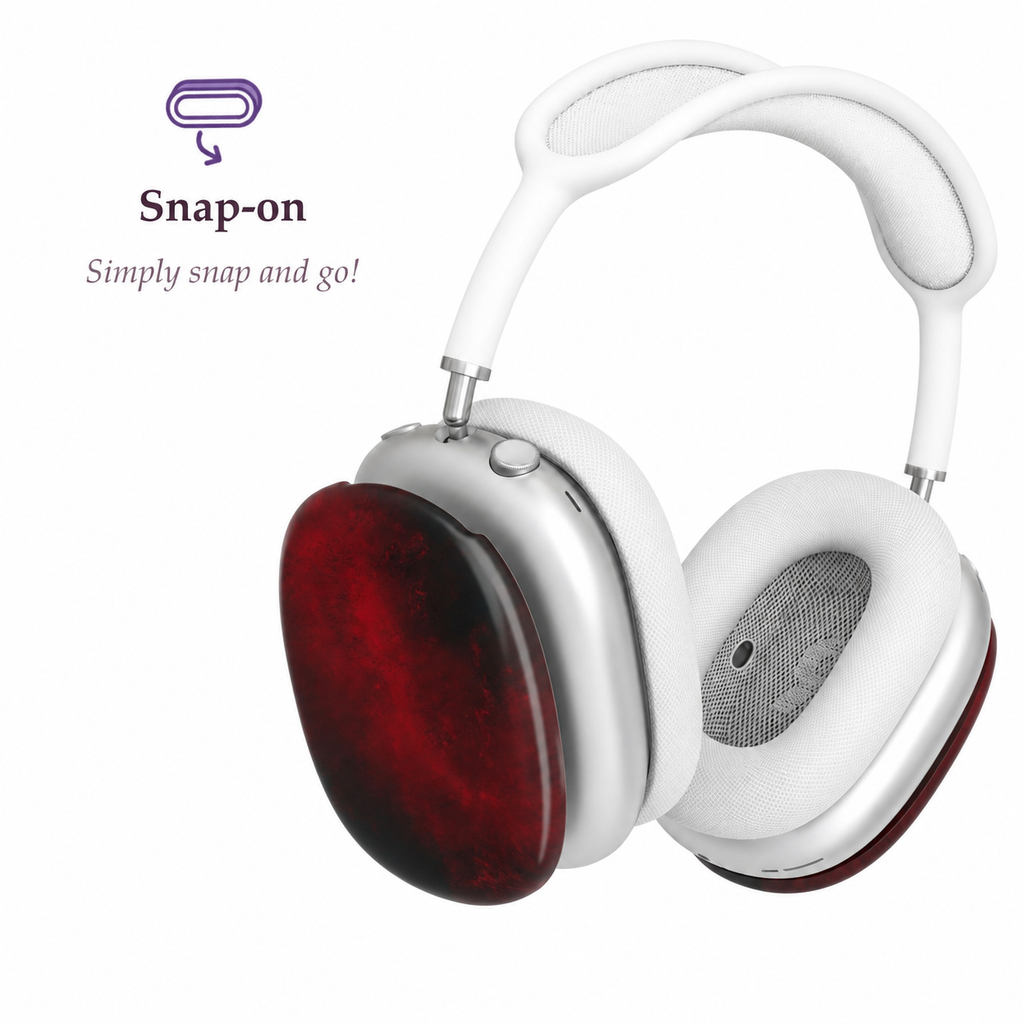 Crimson Shadow AirPods Max Case – Protective Snap-on Cover