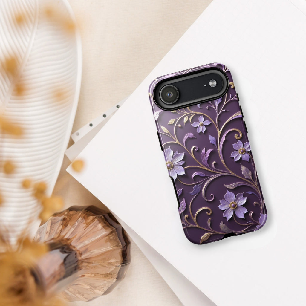 Royal Violet Filigree Tough Case for iPhone 17 Air
