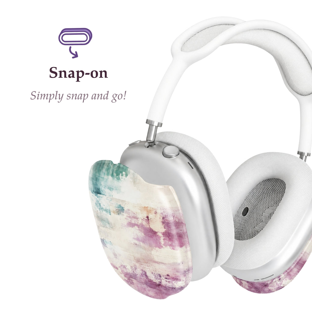 Soft Watercolor Blend AirPods Max Case – Protective Snap-on Cover