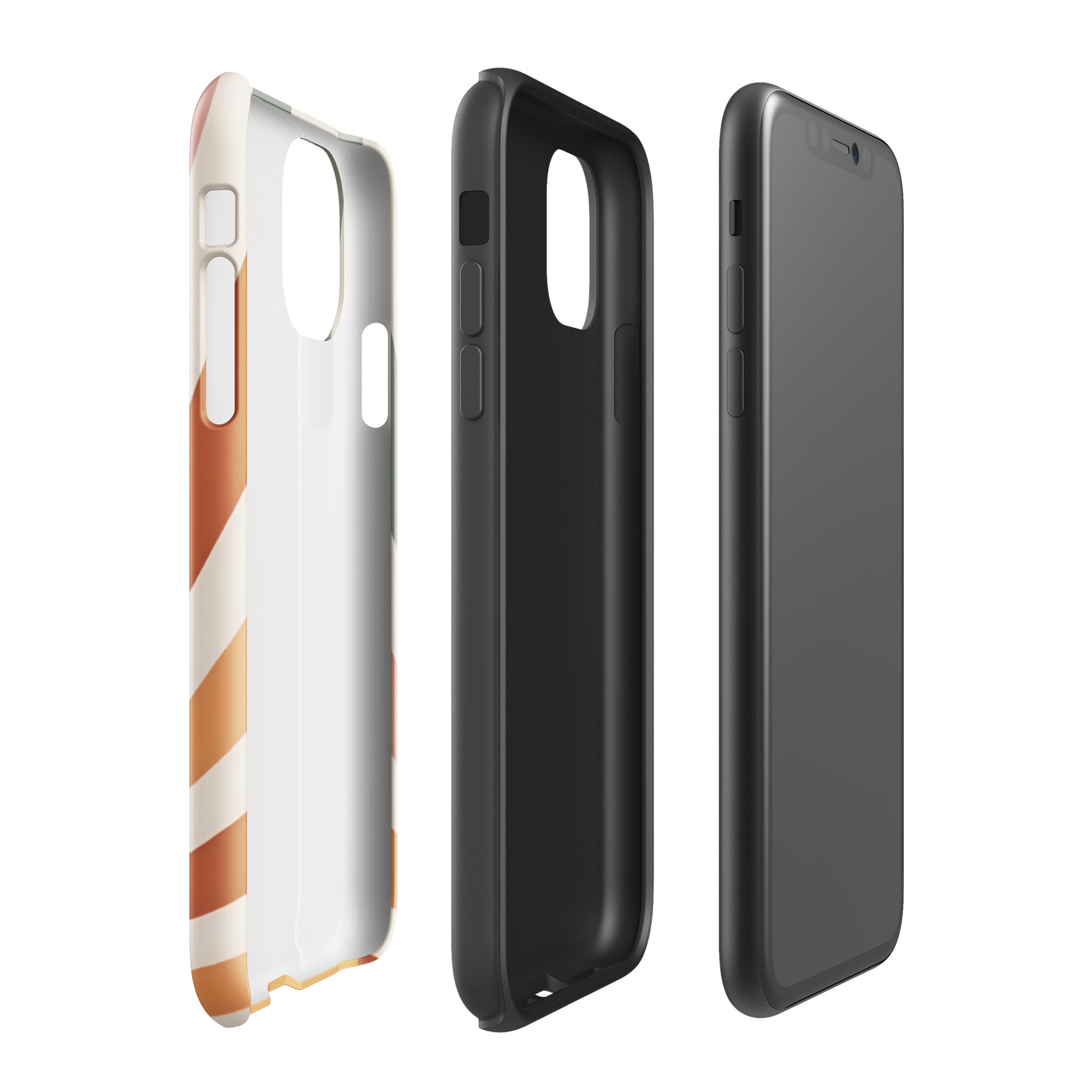 Retro Sunrise Tough Case for iPhone 11