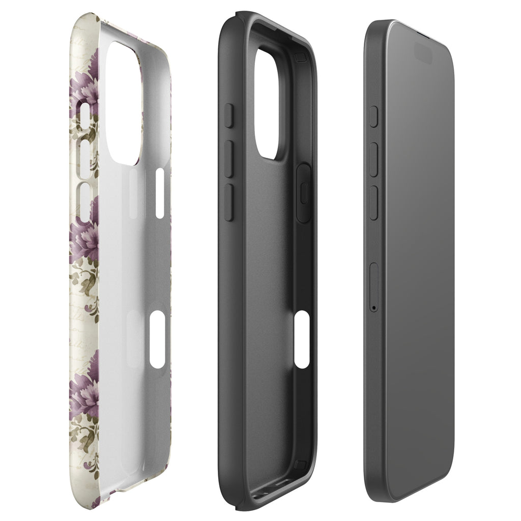 Vintage Floral Damask Tough Case for iPhone 17 Pro