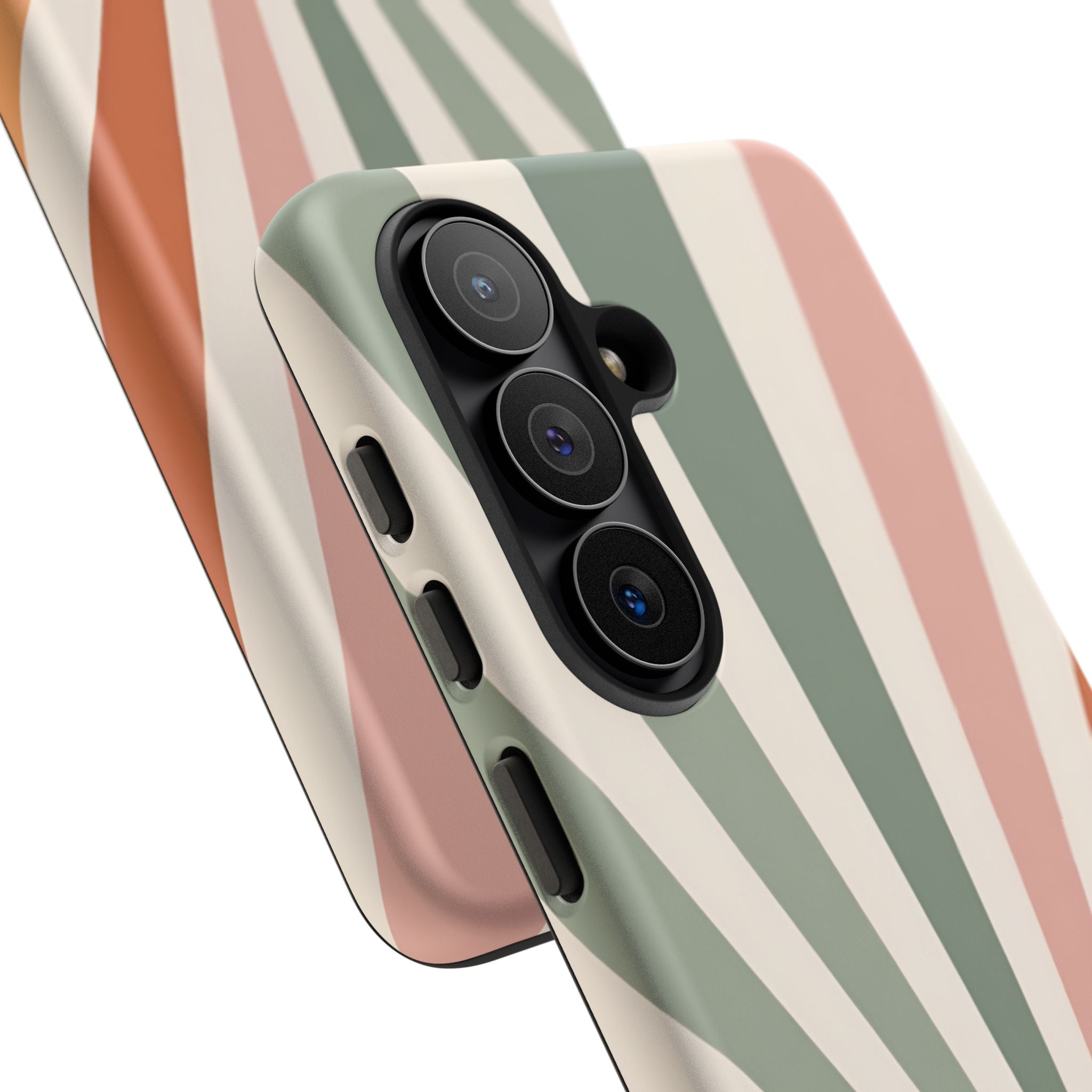 Retro Sunrise Tough Case for Samsung Galaxy S26 – Dual Layer Protective Phone Case (Glossy or Matte)