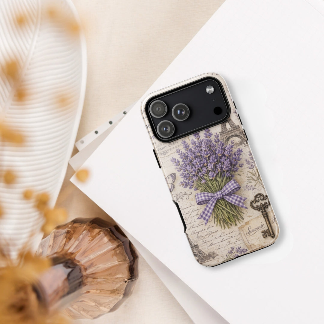Vintage Paris Lavender Tough Case for iPhone 17 Pro Max