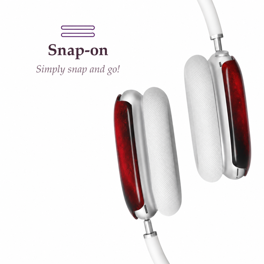 Crimson Shadow AirPods Max Case – Protective Snap-on Cover