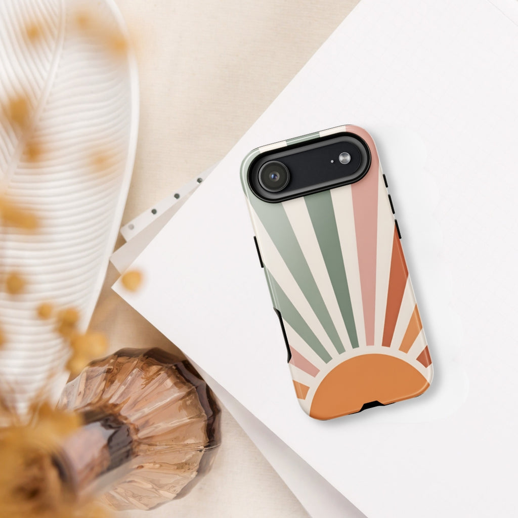 Retro Sunrise Tough Case for iPhone 17 Air