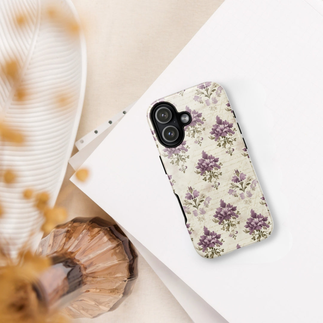 Vintage Floral Damask Tough Case for iPhone 17