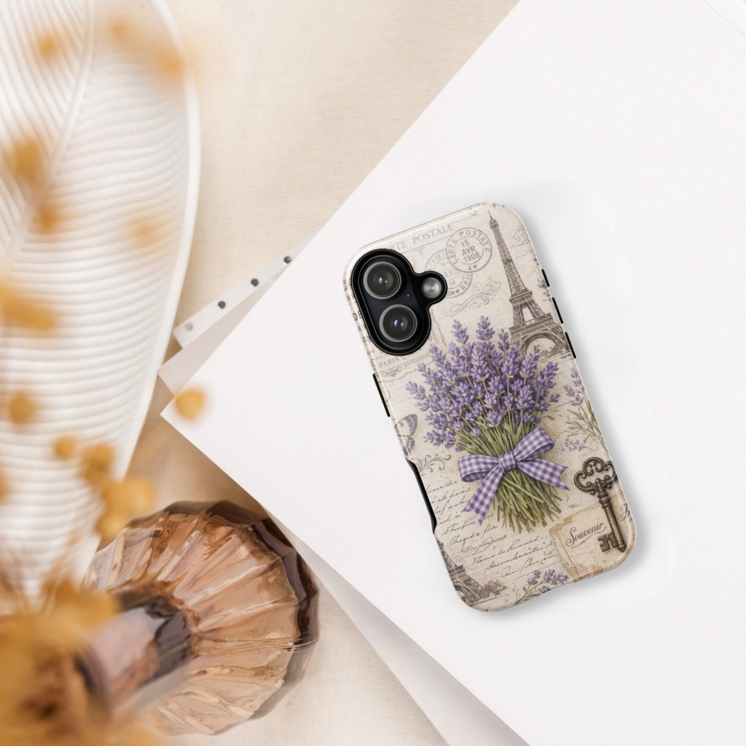 Vintage Paris Lavender Tough Case for iPhone 17