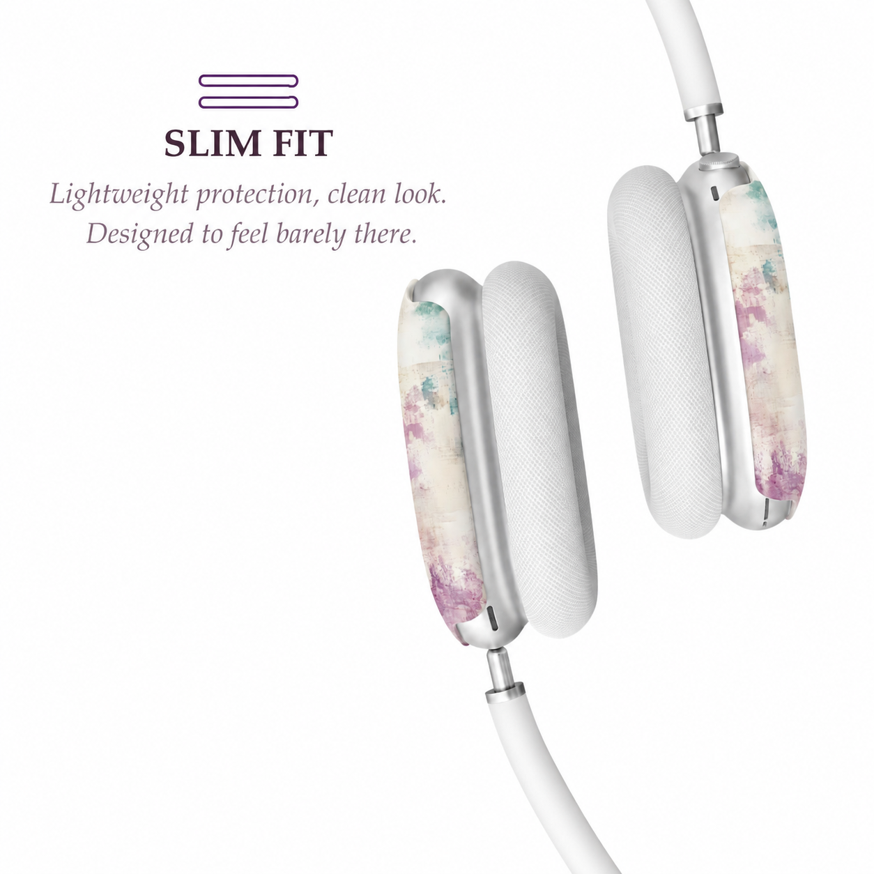 Soft Watercolor Blend AirPods Max Case – Protective Snap-on Cover