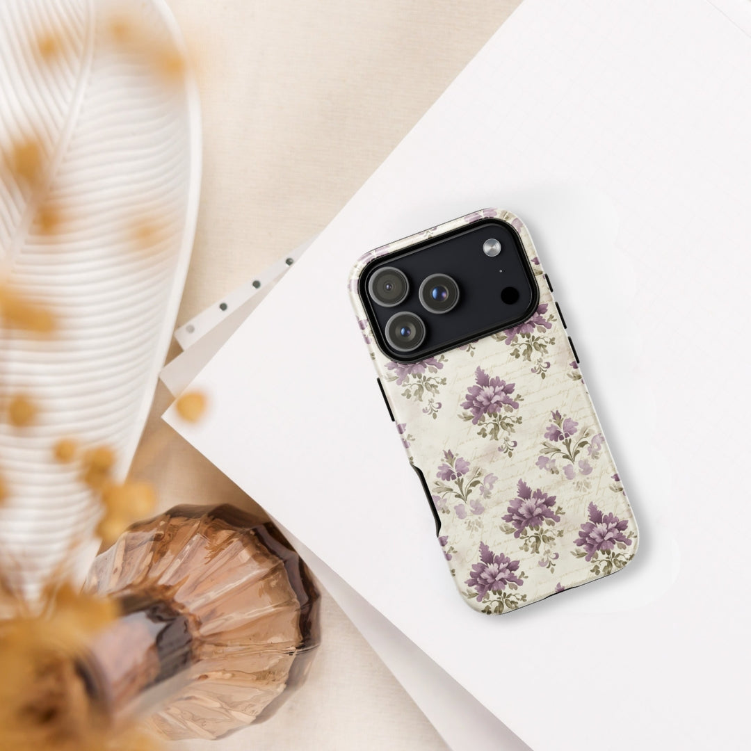 Vintage Floral Damask Tough Case for iPhone 17 Pro