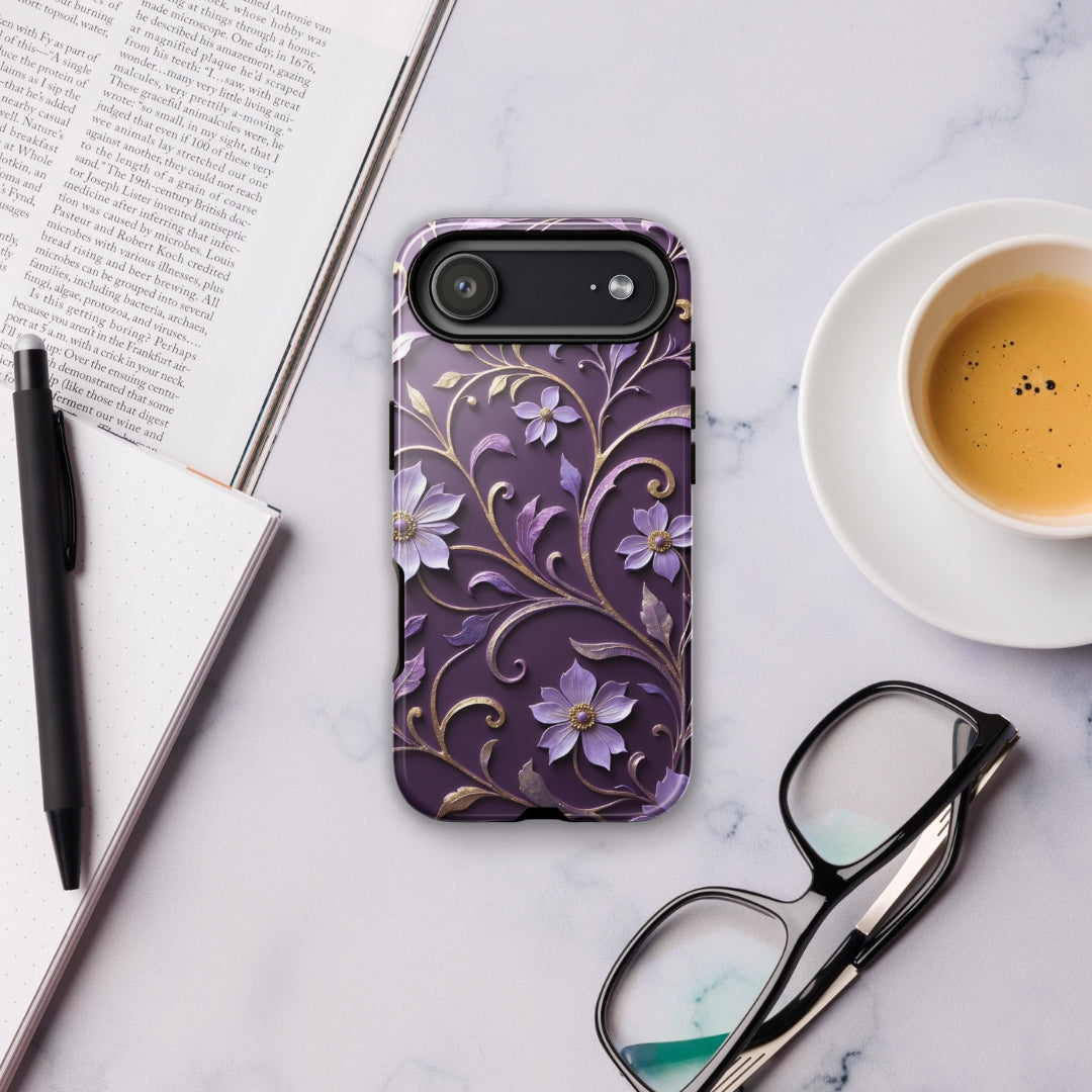 Royal Violet Filigree Tough Case for iPhone 17 Air