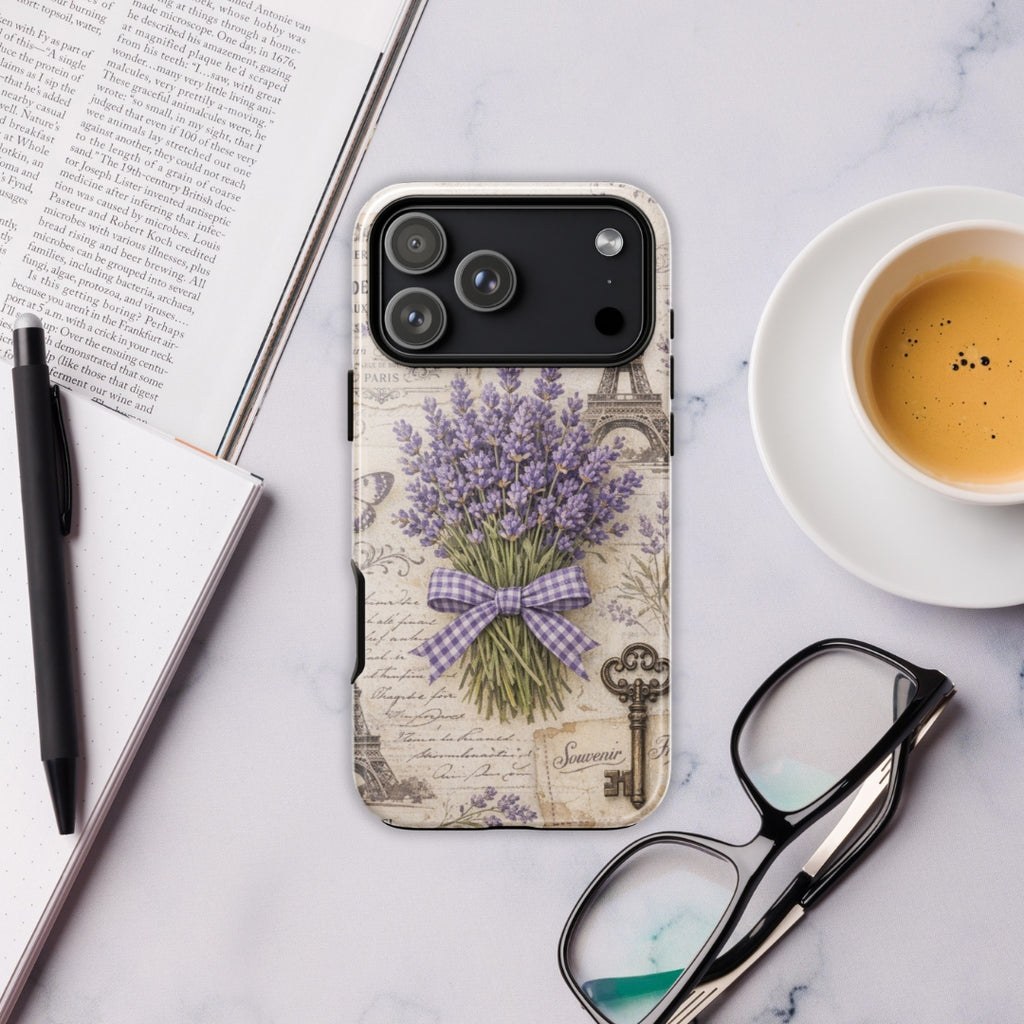 Vintage Paris Lavender Tough Case for iPhone 17 Pro Max