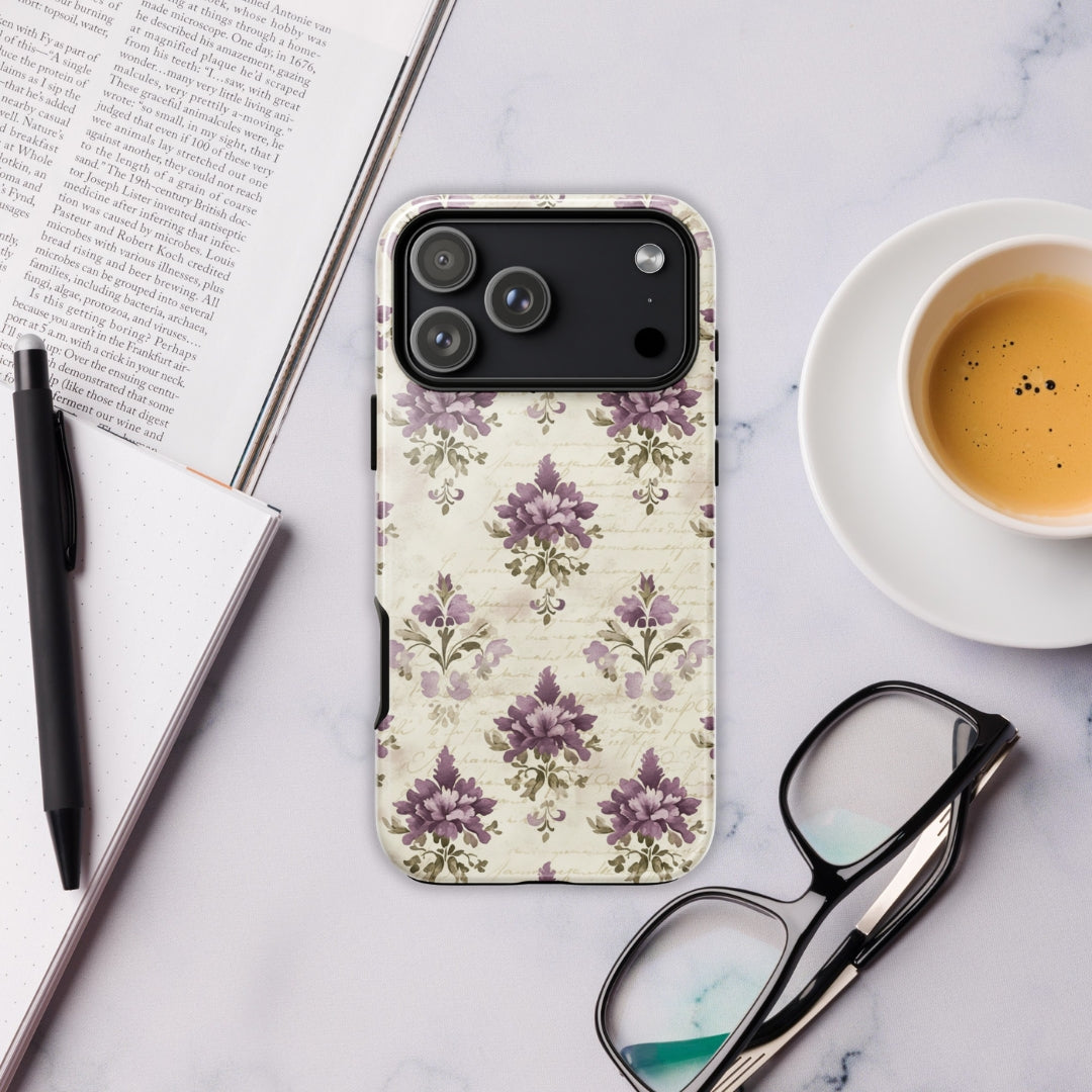 Vintage Floral Damask Tough Case for iPhone 17 Pro Max