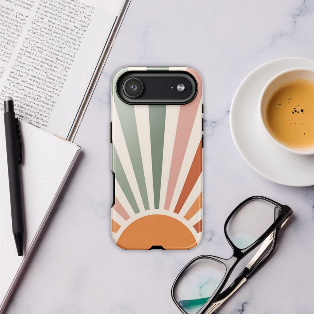 Retro Sunrise Tough Case for iPhone 17 Air