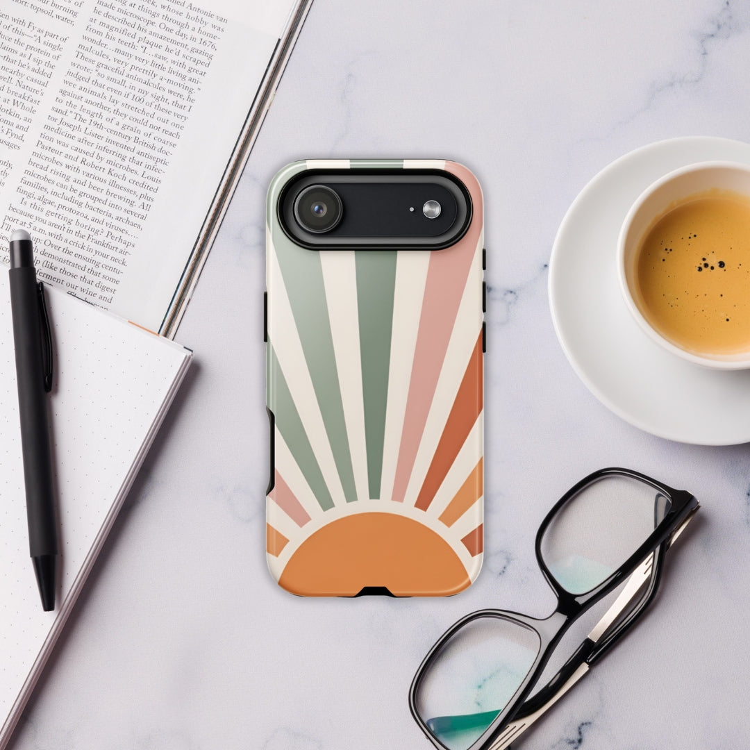 Retro Sunrise Tough Case for iPhone 17 Air