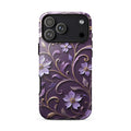 Royal Violet Filigree Tough Case for iPhone 17 Pro Max