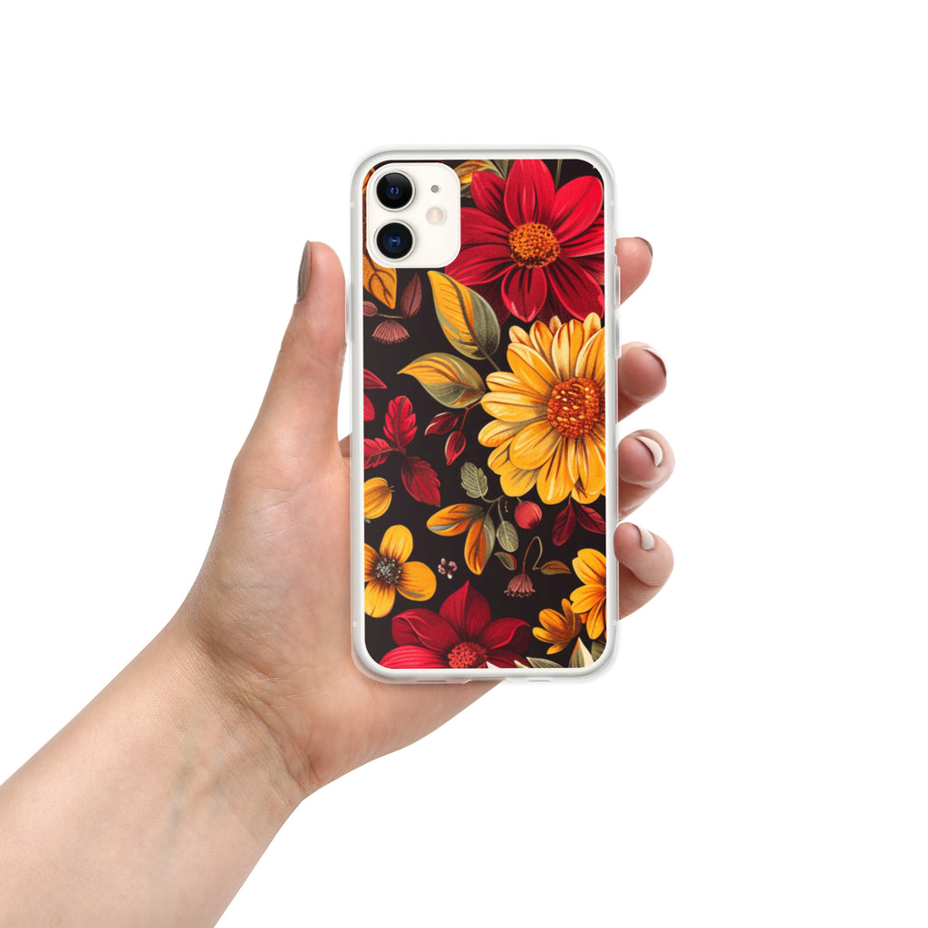 Twilight Flowerfield Clear Case for iPhone 11 - Durable & Stylish Protective Phone Cover