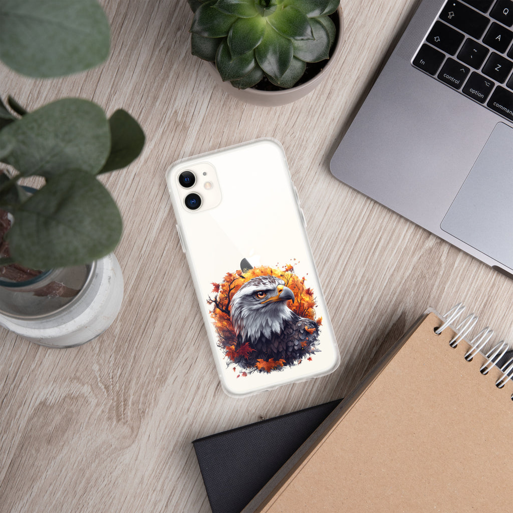 Autumn Eagle Spirit Clear Case for iPhone 11
