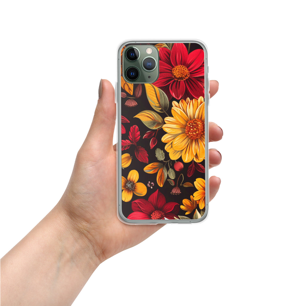 Twilight Flowerfield Clear Case for iPhone 11 Pro - Durable & Stylish Protective Phone Cover