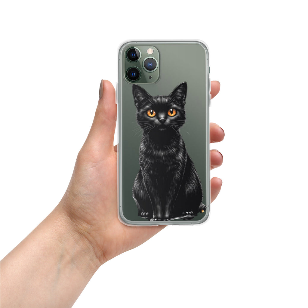 Midnight Black Cat Clear Case for iPhone 11 Pro