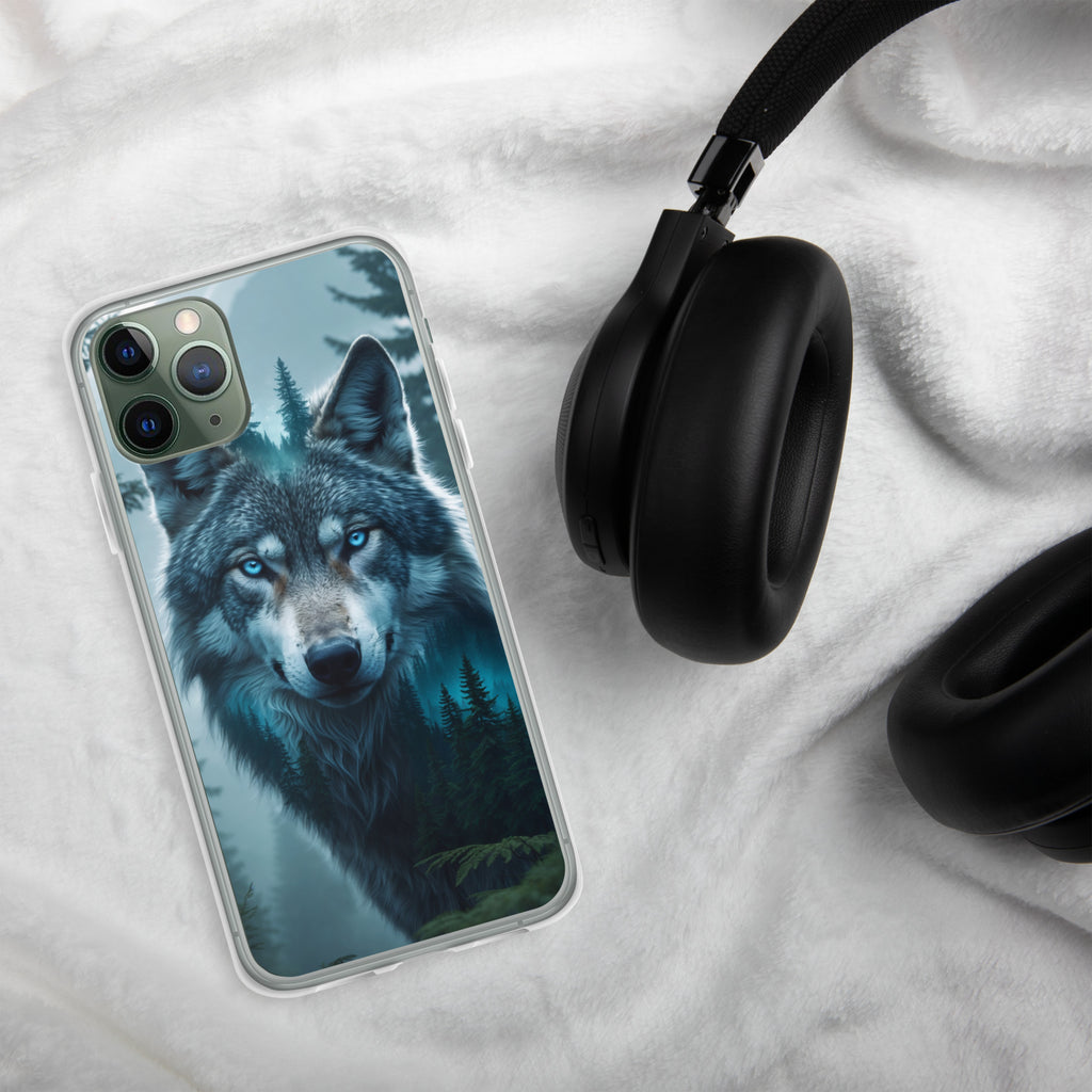 Arctic Forest Wolf Clear Case for iPhone 11 Pro