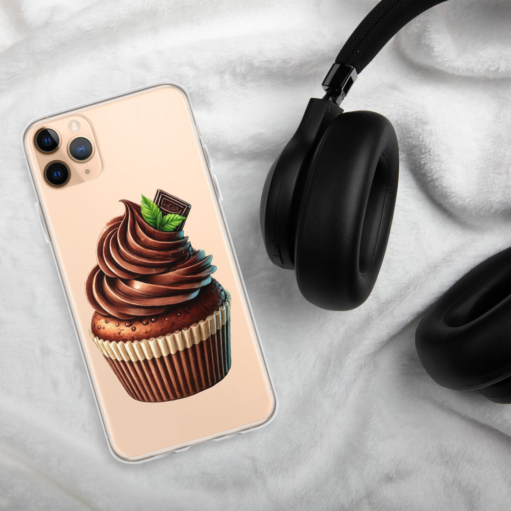 Chocolate Cupcake Clear Case for iPhone 11 Pro Max