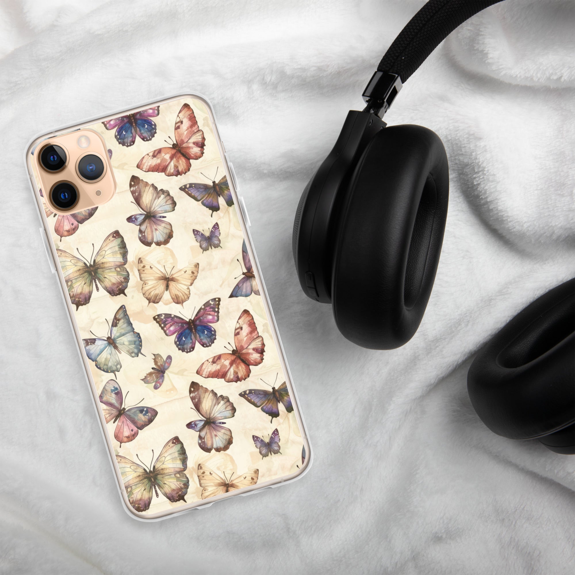 Butterfly Garden Clear Case for iPhone 11 Pro Max
