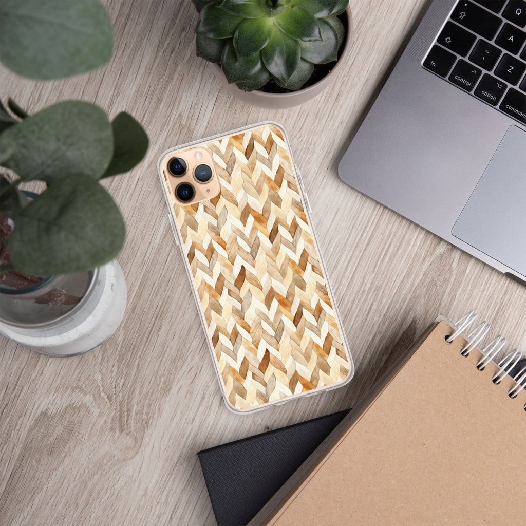 Cozy Knit Pattern Clear Case for iPhone 11 Pro Max