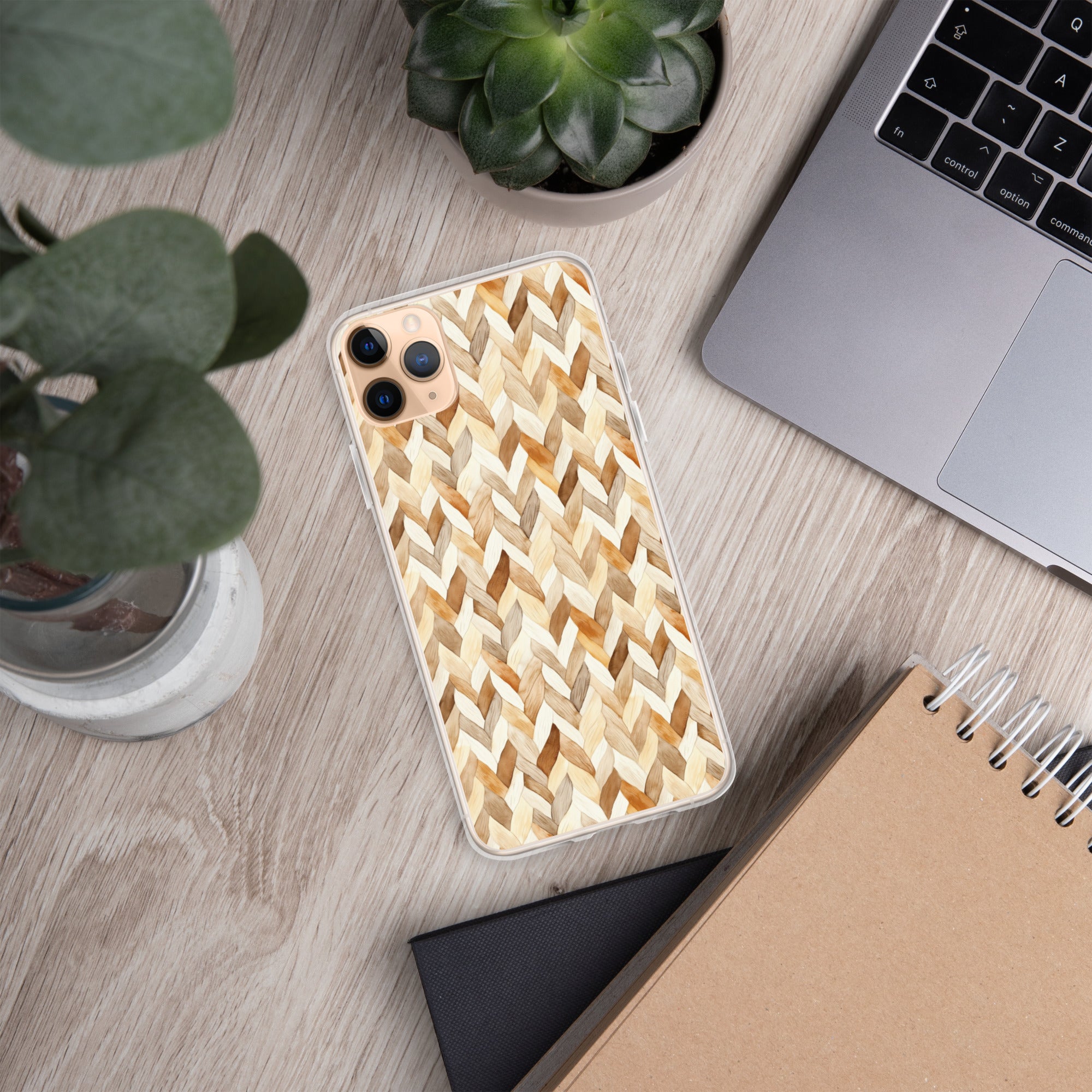 Cozy Knit Pattern Clear Case for iPhone 11 Pro Max