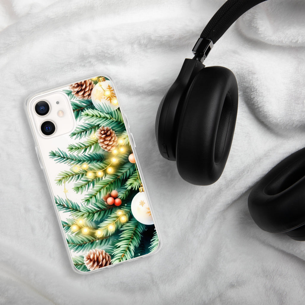 Holiday Pine Glow Clear Case for iPhone 12