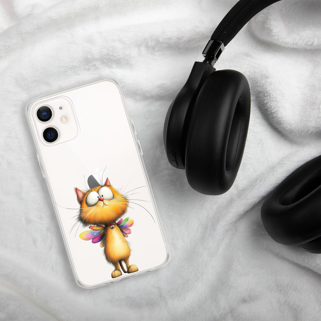 Fairy Cat Clear Case for iPhone 12